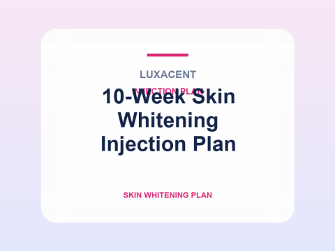 10-Week Skin Whitening Injection Plan